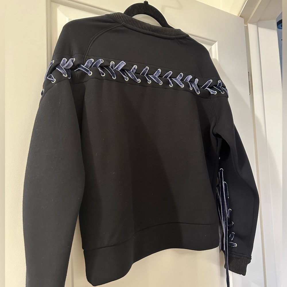 Maje Rope Detail Crewneck Sweater Size 1